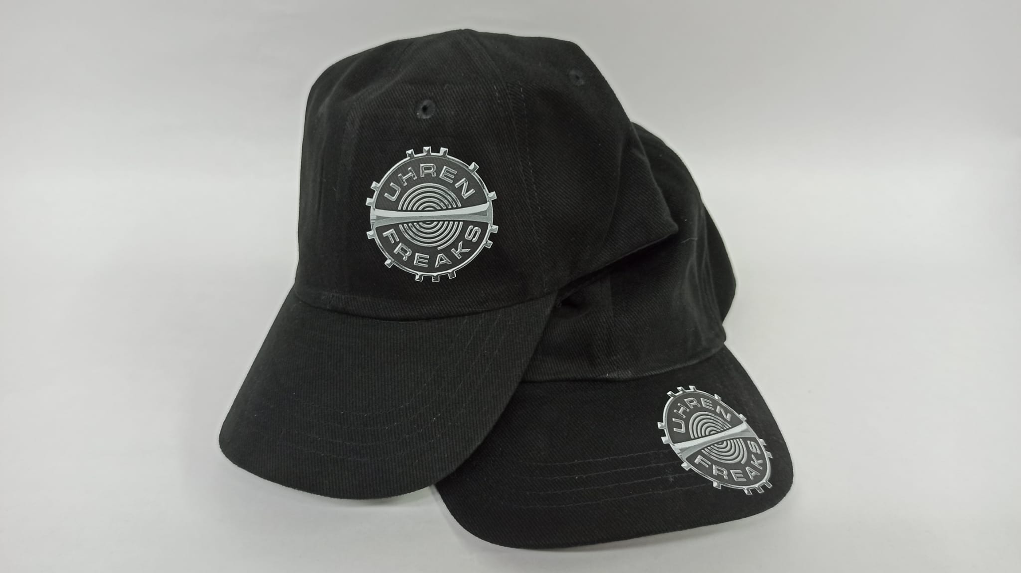 Cap "Uhren-Freaks" (Logo auf Panel)