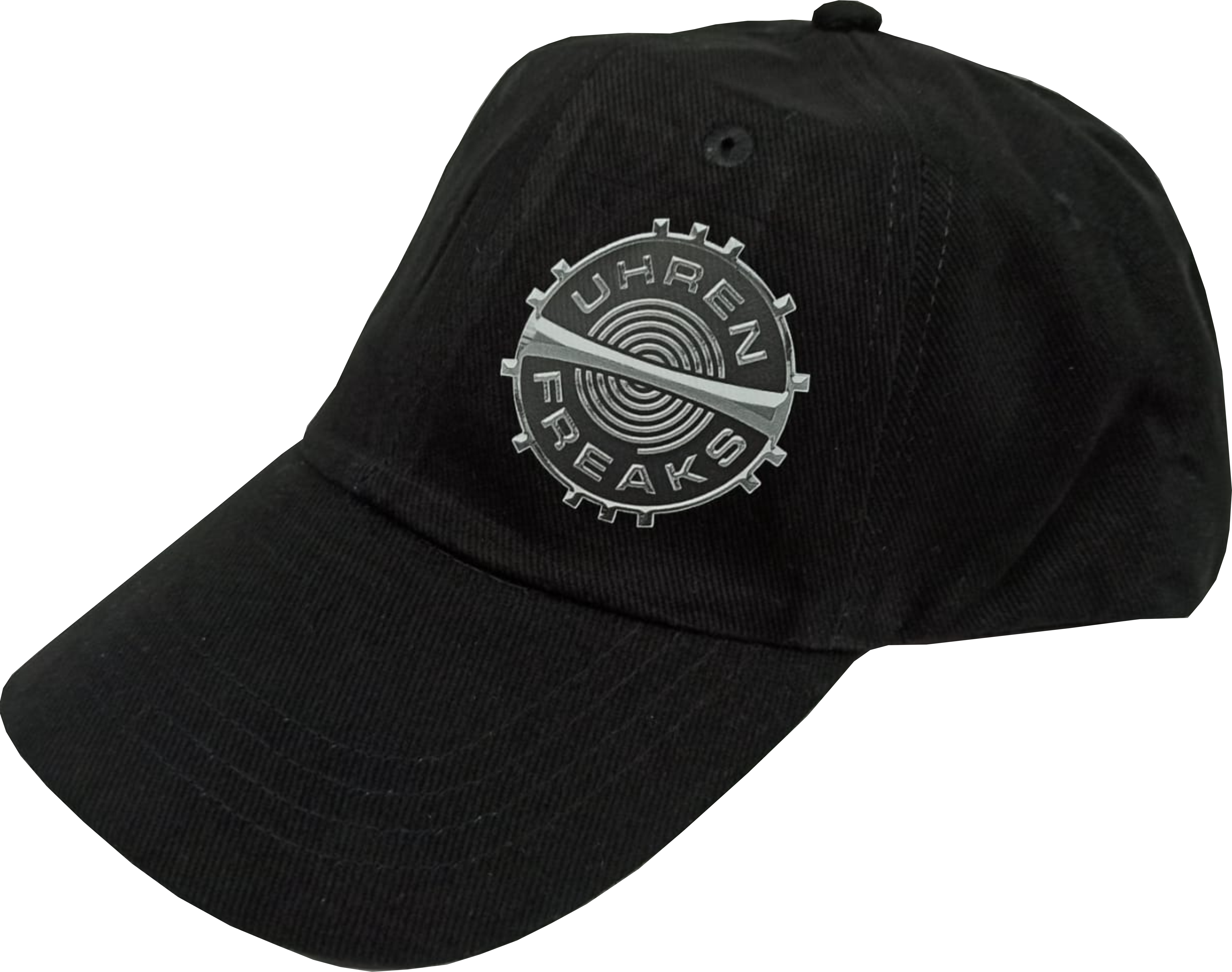 Cap "Uhren-Freaks" (Logo auf Panel)